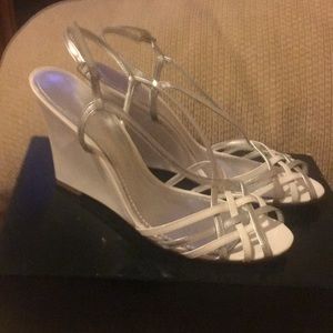 🤍NWT Ralph Lauren Patent Leather Wedge Sandals